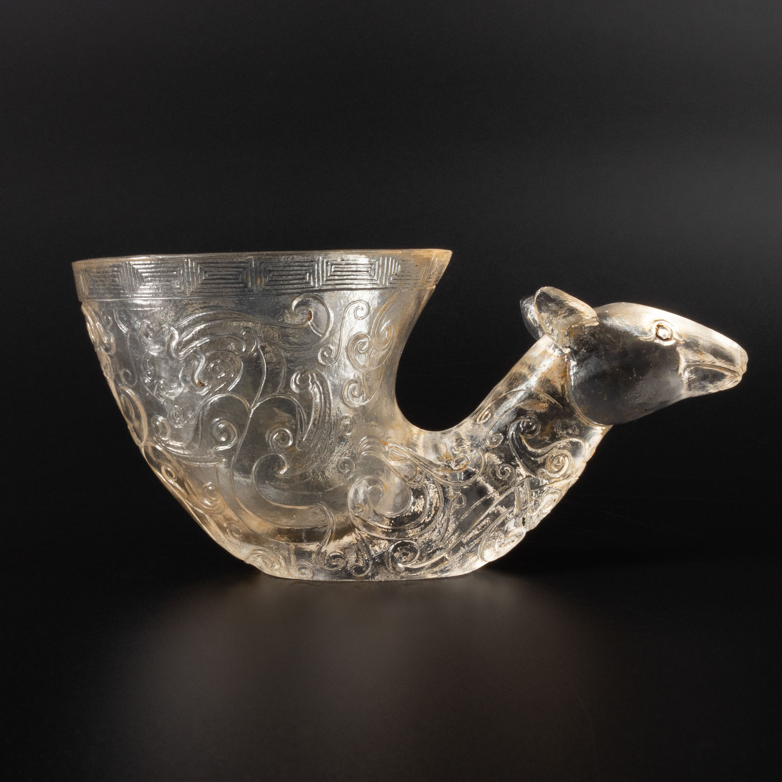 Qing dynasty libation cup in the shape of a deer, 1644-1912 CE