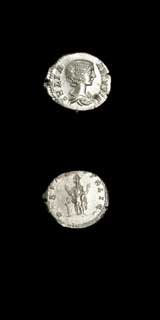 Silver Denarius of Empress Julia Domna, 196 CE - 211 CE