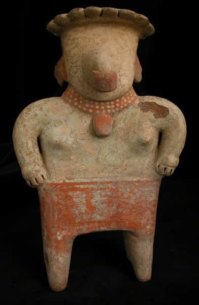 Nayarit Sculpture of a Standing Woman, 300 BCE - 300 CE