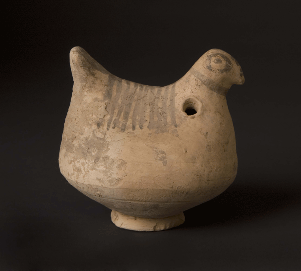 Painted Earthenware Hen, 2600 BCE - 1900 BCE