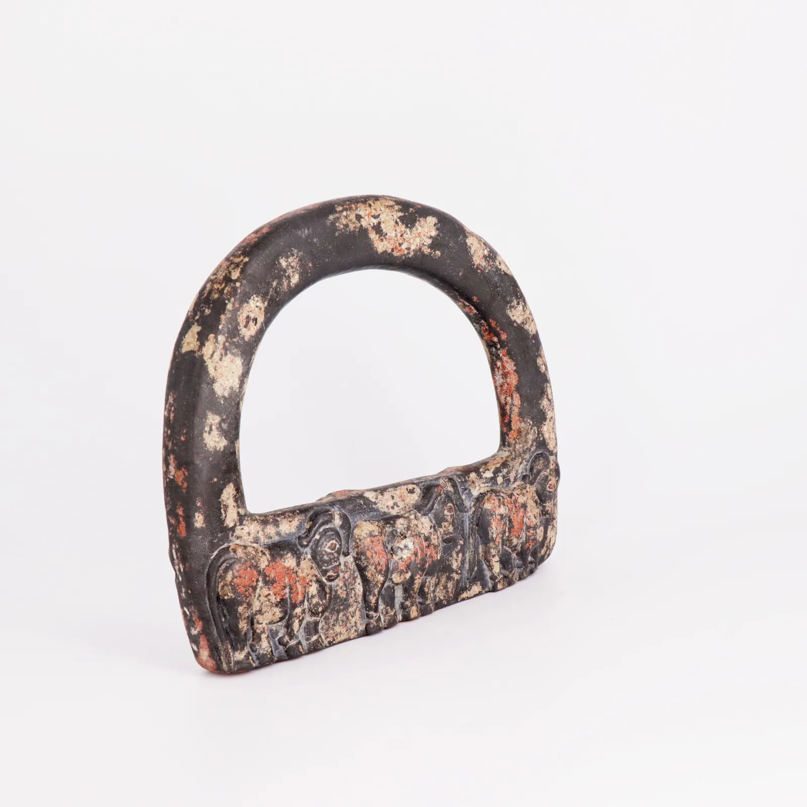 Bactrian ‘Handle-Weight (Handbag)’ Depicting Water Buffalo, 3200 BCE - 2400 BCE