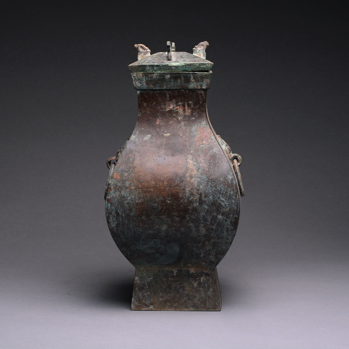 Han Bronze Fang Hu, 206 BCE - 220 CE