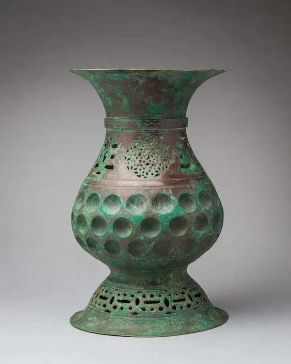 Seljuk cast bronze Islamic incense burner, 11th Century CE - 12th Century CE
