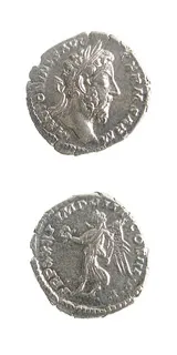 Silver Denarius of Emperor Marcus Aurelius, 161 CE - 180 CE