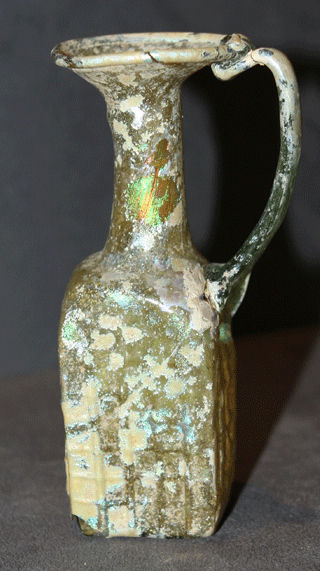 Byzantine Square-Based Pitcher, 400 CE - 600 CE