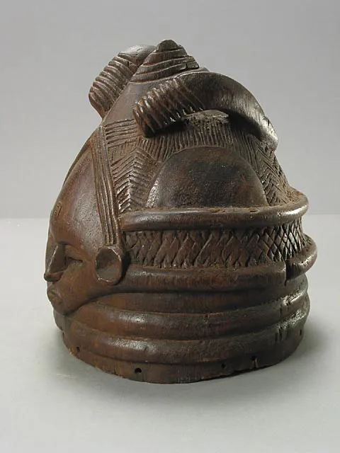 Sande Society Mende Helmet Mask, 20th Century CE