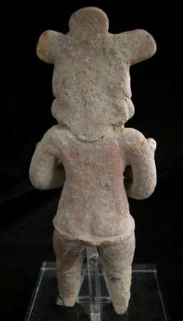 Xochipala Sculpture of a Man Holding Two Serpents, 1200 BCE - 900 CE