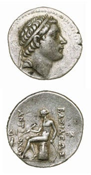 Silver Tetradrachm of King Antiochus III the Great, 223 BCE - 187 CE