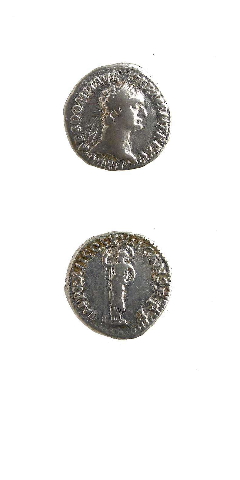 Silver Denarius of Emperor Domitian, 81 CE - 96 CE
