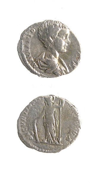Silver Denarius of Caracalla Struck While Caesar, 196 CE - 198 CE
