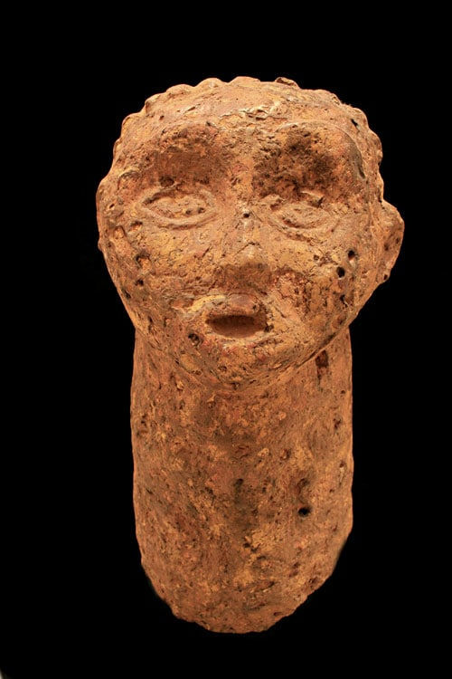 Bongo Stone Effigy Head, 1000 BCE - 1000 CE