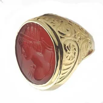 Intaglio Depicting The Bust Of an Emperor, 1800 CE - 1900 CE