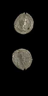 Silver Denarius of Geta Struck While Caesar, 202 CE - 209 CE