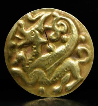 Scythian Gold Plaque, 500 BCE - 400 BCE