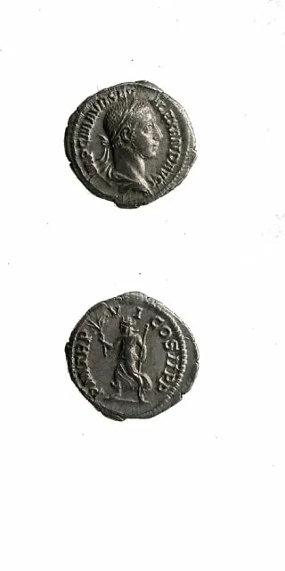Silver Denarius of Emperor Severus Alexander, 222 CE - 228 CE