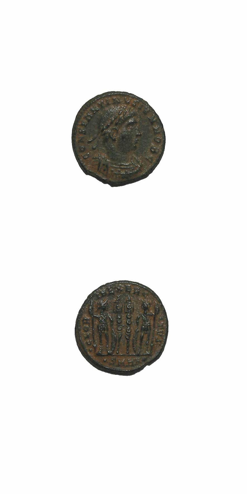 Bronze Coin of Constantine II Struck While Caesar, 330 CE - 337 CE