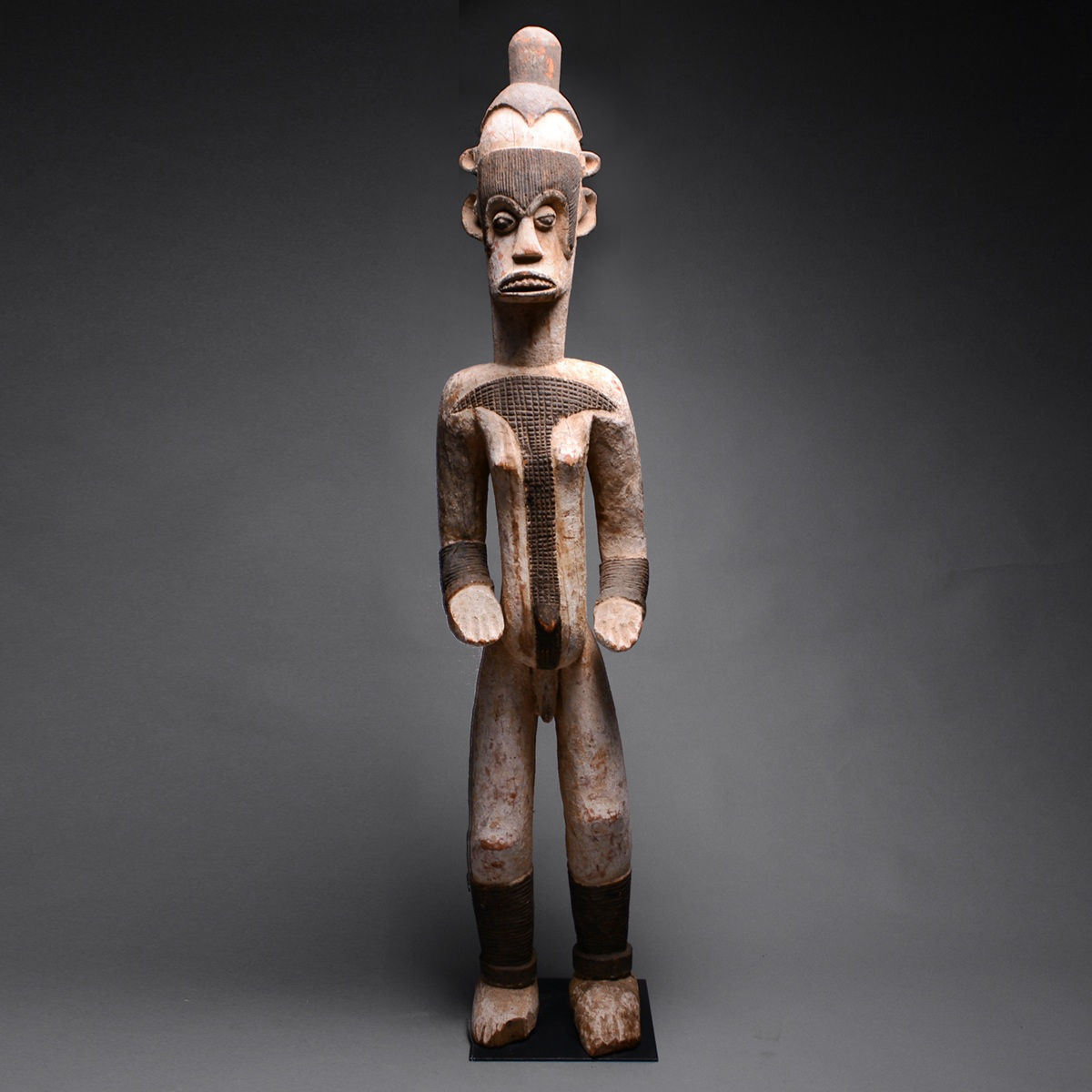 Igbo Painted Shrine Sculpture (Alusi), 20th Century CE