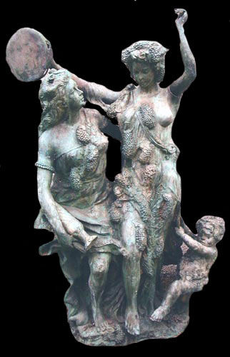 Bronze Sculpture of Two Maenads, 1800 CE - 1900 CE