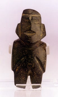 Mezcala Stone Standing Figure, 300 BCE - 300 CE