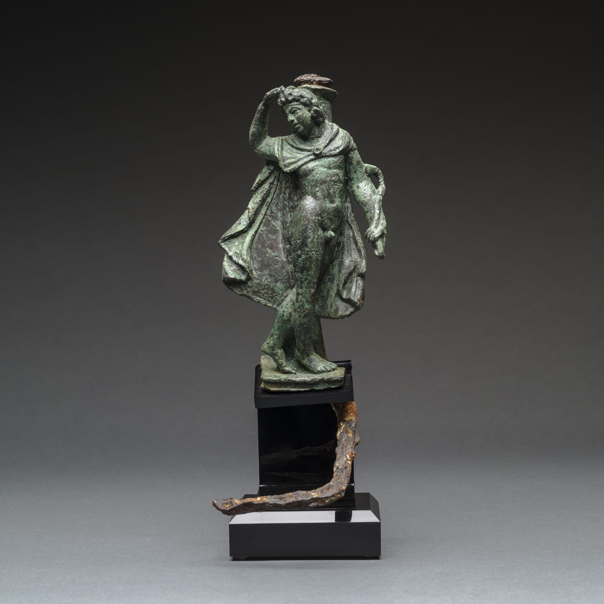 Roman Bronze Figurine of Apollo, 100 CE - 300 CE