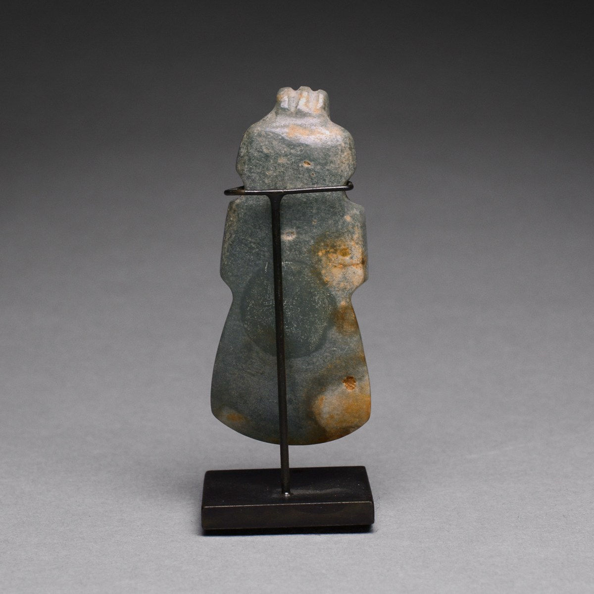 Atlantic Watershed Jade Bird-Celt Pendant, 100 CE - 500 CE