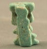 Faience Shu Amulet, 664 BCE - 30 BCE