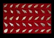 Set of Forty Neolithic Flint Arrowheads, 6000 BCE - 4000 BCE