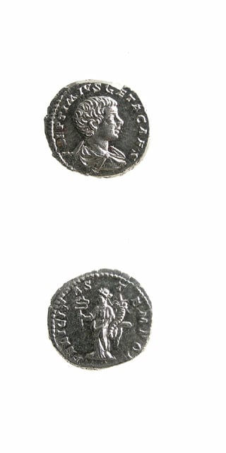 Silver Denarius of Geta Struck While Caesar, 198 CE - 200 CE