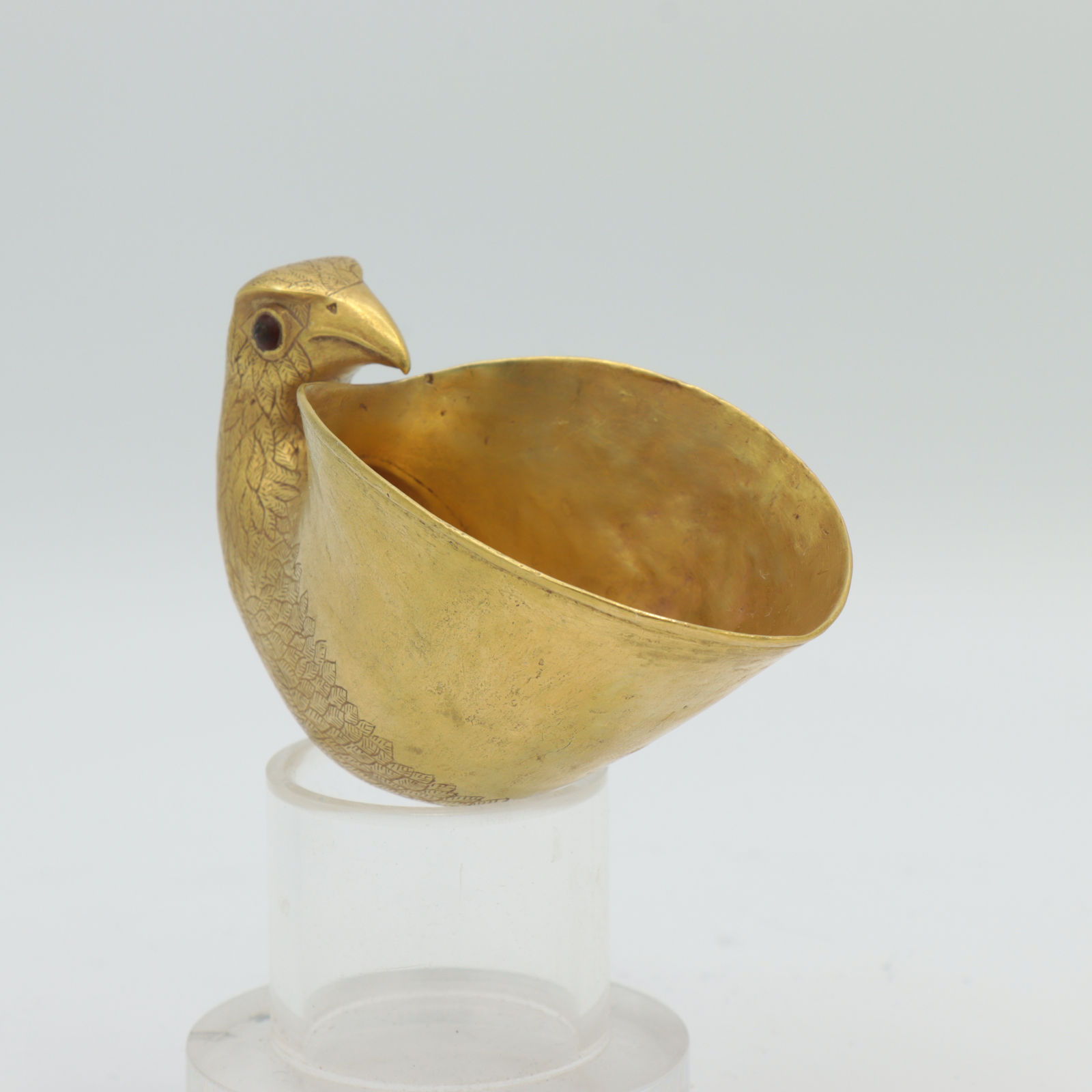 Achaemenid Gold Rhyton in the Form of a Kestrel, 500 to 400 BCE