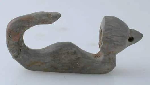 Man/Bird Votive Figure With An Intaglio, 4000 BCE - 3000 BCE