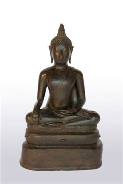 Bronze Statue of Seated Buddha, 18th Century CE