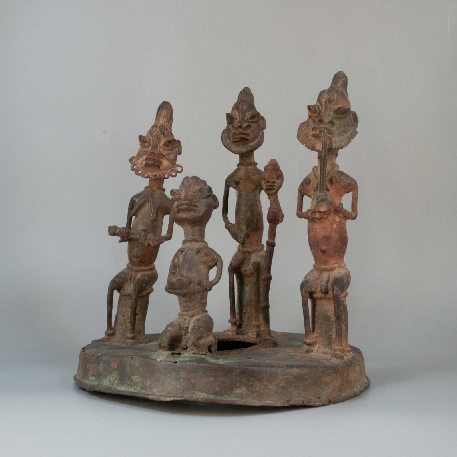 Yoruba Ceremonial Group Sculpture, Nineteenth to Twentieth Century AD