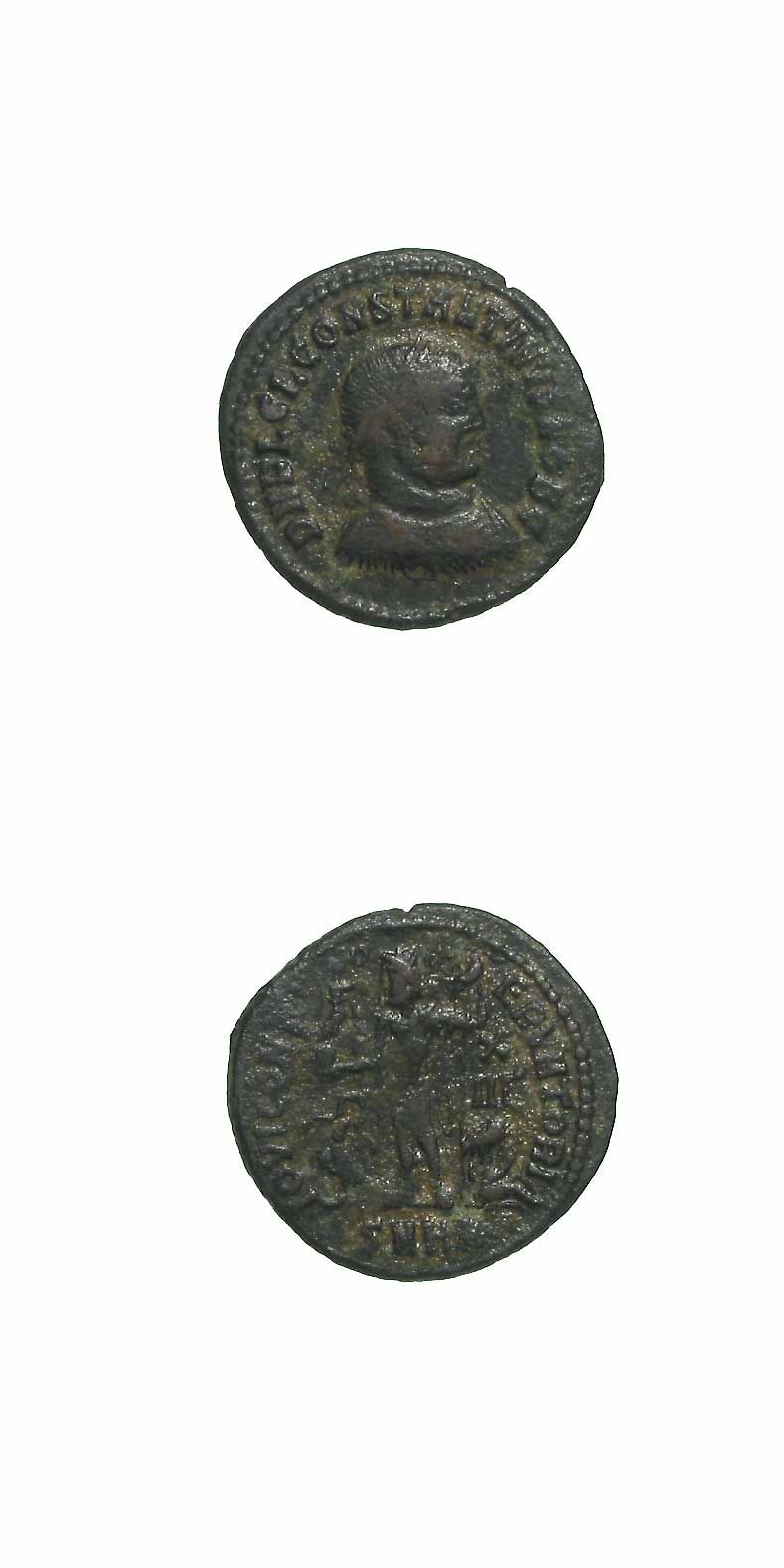 Bronze Coin of Constantine II Struck While Caesar, 316 CE - 337 CE