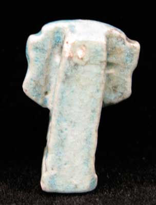Faience Amulet of Shu, 900 BCE - 300 BCE