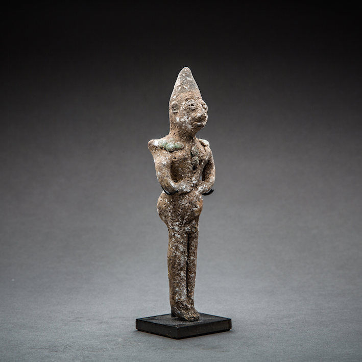 Indus Valley Terracotta Figurine of a Male Deity, 2800 BCE - 2000 BCE