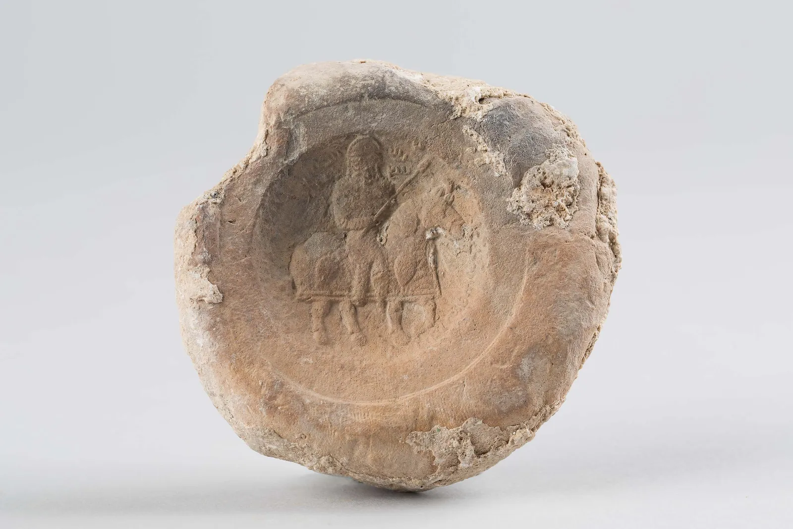 Clay Sassanian Bulla, 200 BCE - 600 CE