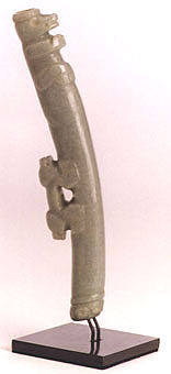 Guanacaste-Nicoya Jade Hallucinogenic Tube, 100 CE - 500 CE