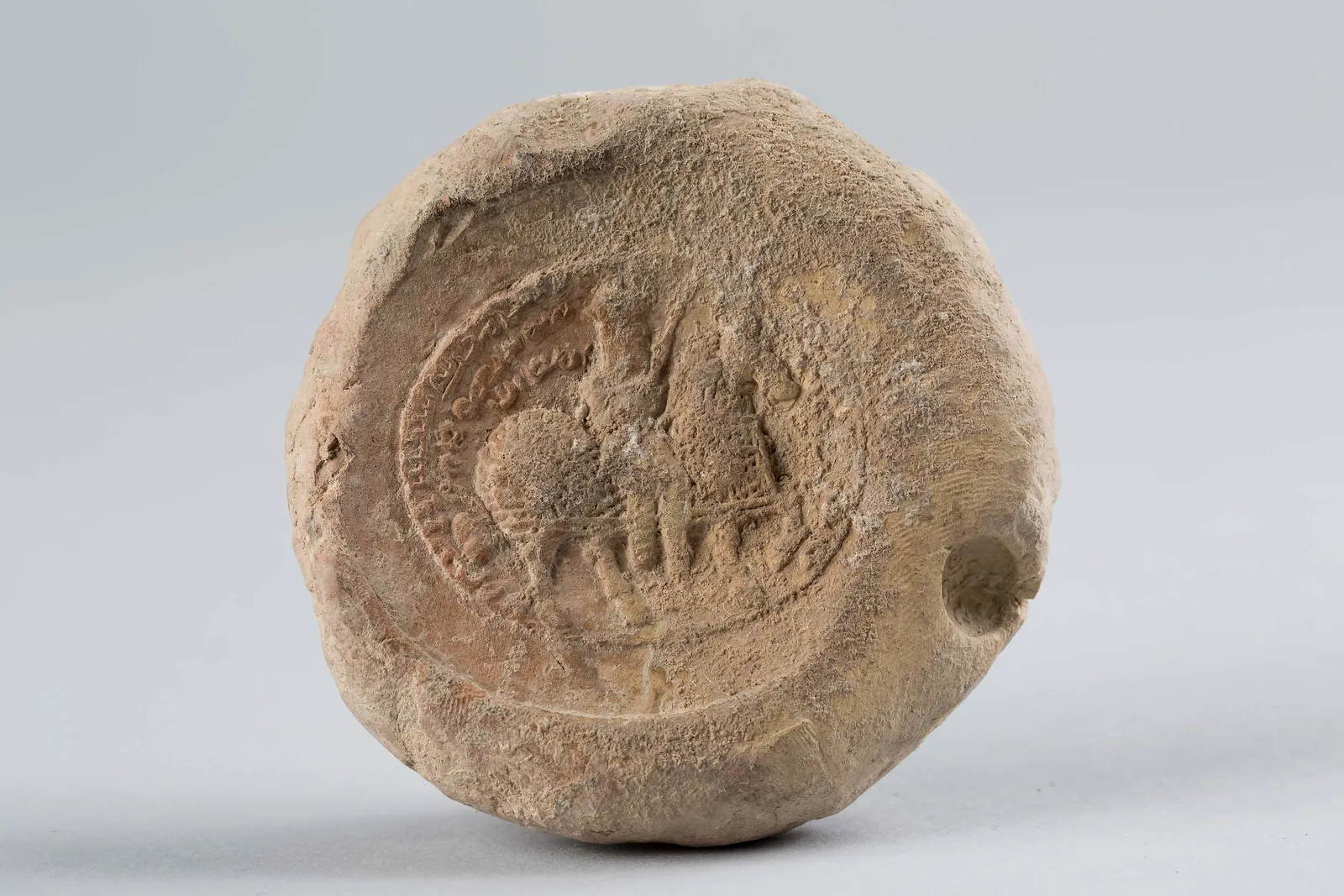 Clay Sassanian Bulla, 200 BCE - 600 CE