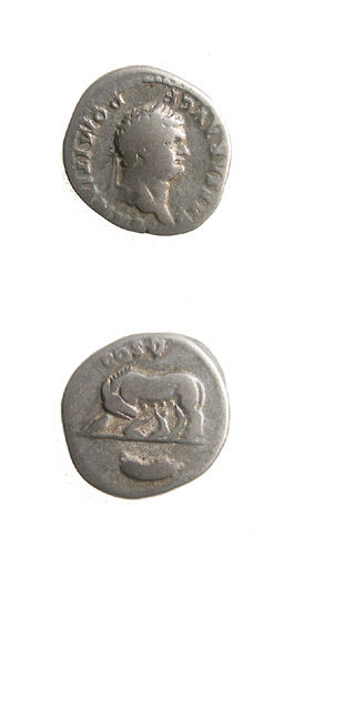 Silver Denarius of Emperor Domitian, 81 CE - 96 CE