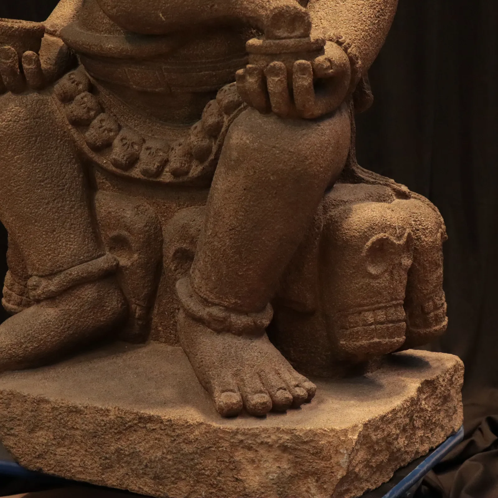 Indonesian Volcanic Andesite Sculpture of Ganesh, 16th Century CE - 19th Century CE