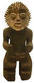 Mambila Wooden Sculpture of a Man, 20th Century CE
