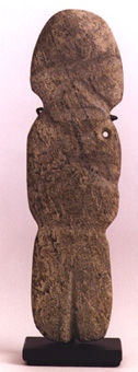 Mezcala Greenstone Amulet of a Standing Figure, 300 BCE - 300 CE