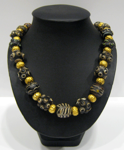 Mixed Beads Necklace, 5 Century BCE - 12th Century CE