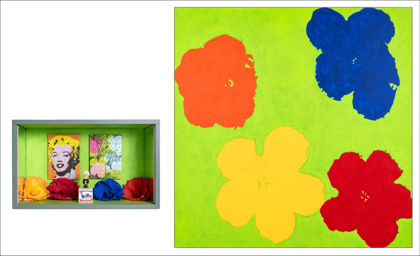 Elsa Zambrano, Warhol Flowers, 2023