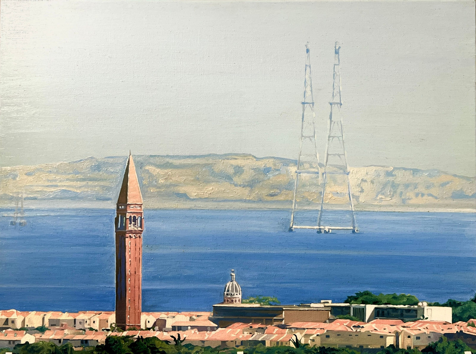 Pedro Medina, Iglesia San Francisco de Asís, Campanario y Colegio Antonio Rosmini, Maracaibo, 2024