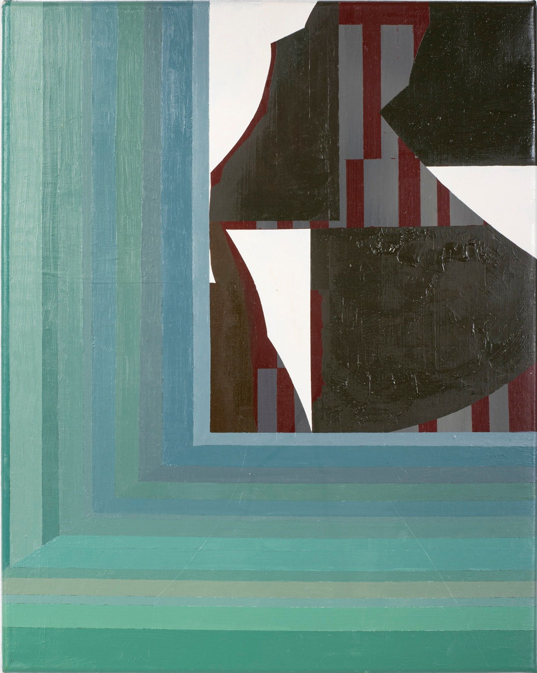 Cipriano Martinez, Painting with Green Frame, 2023