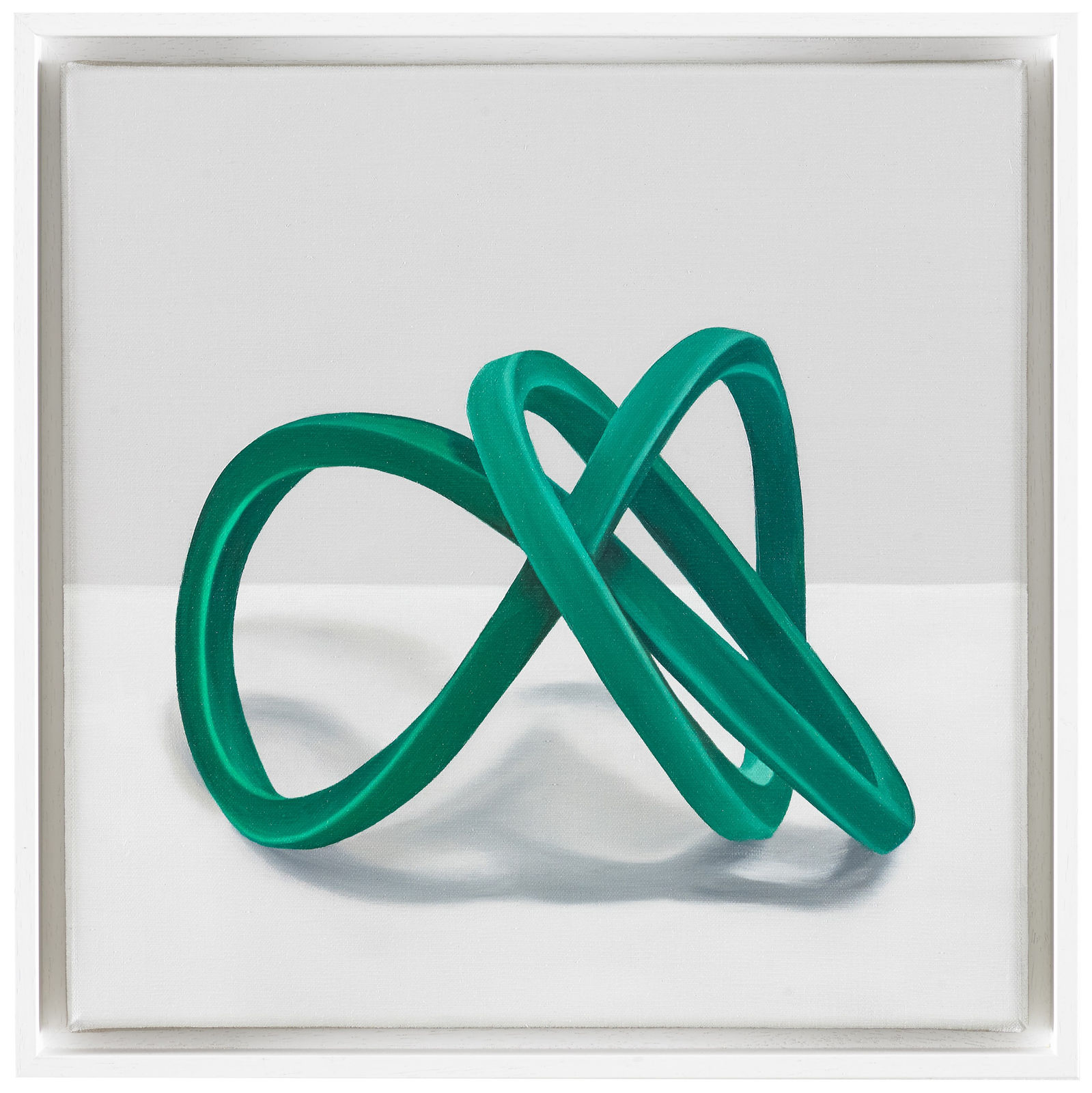 Karen Holländer, Elastische Variation #4 (grün), 2021