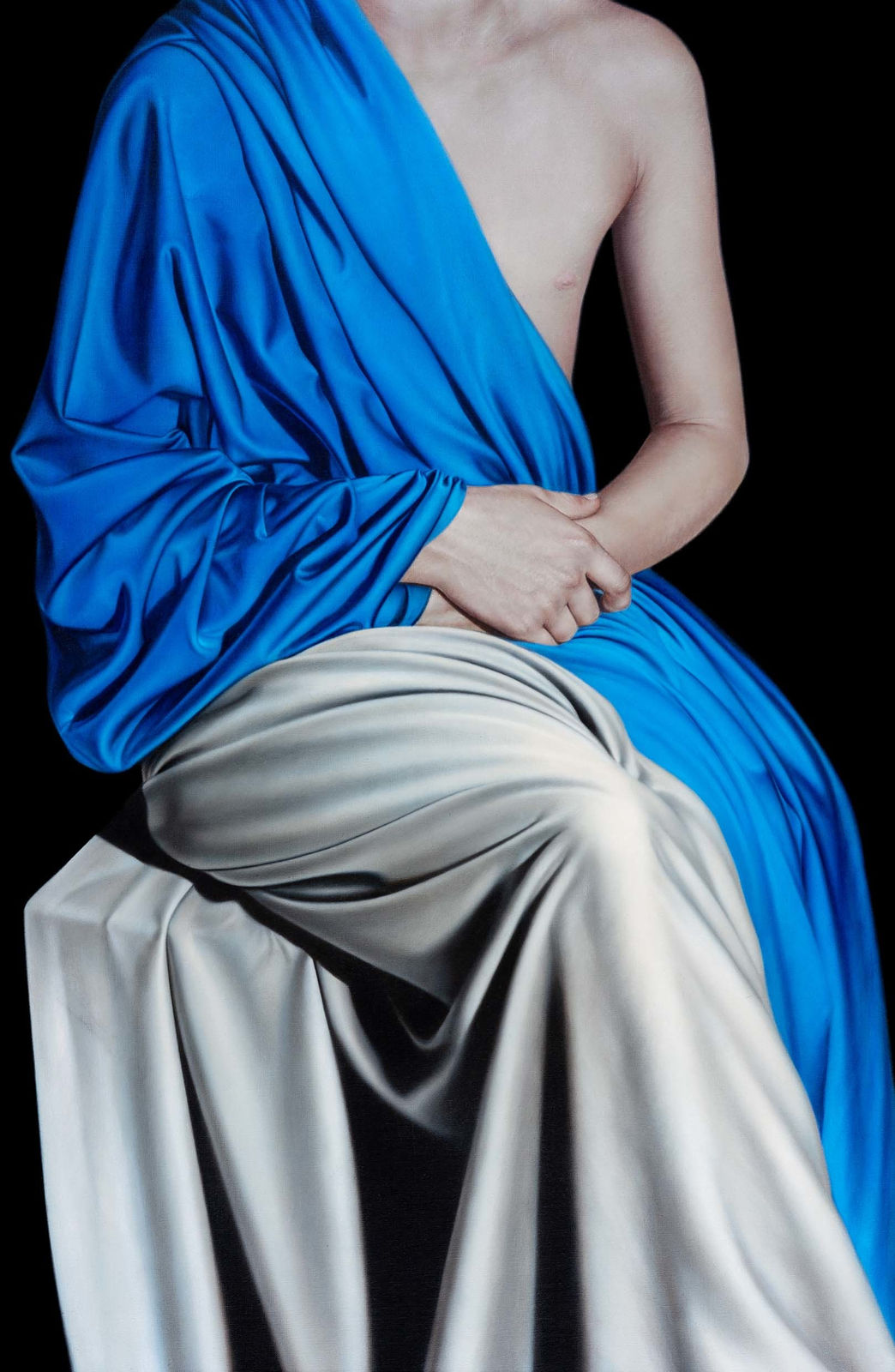 Drago Persic, Bergotte #10 (J. Bautista Maíno / Cyanblau), 2025