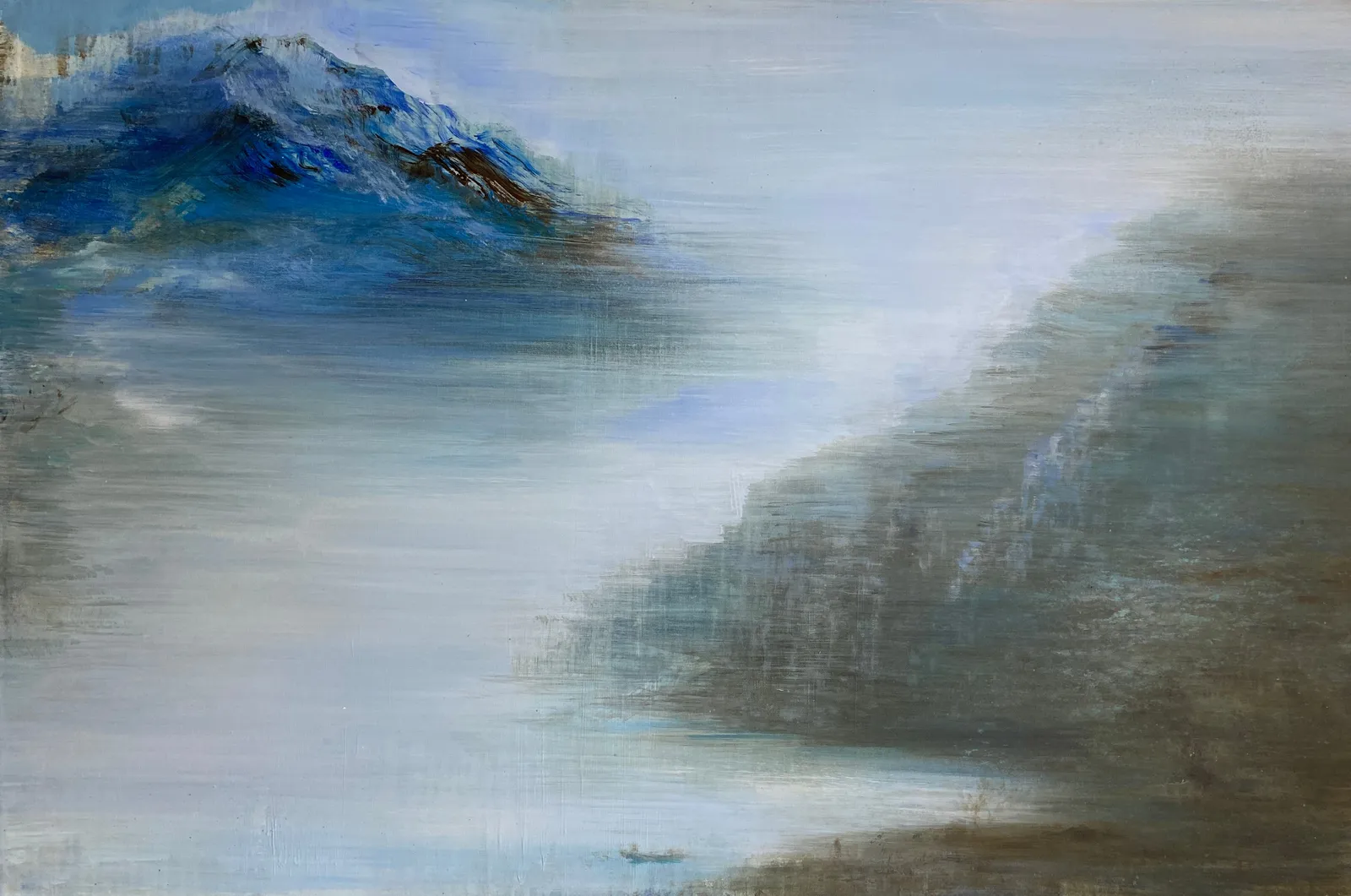 Xianwei Zhu, beyond the mountain No. 1, 2022-23