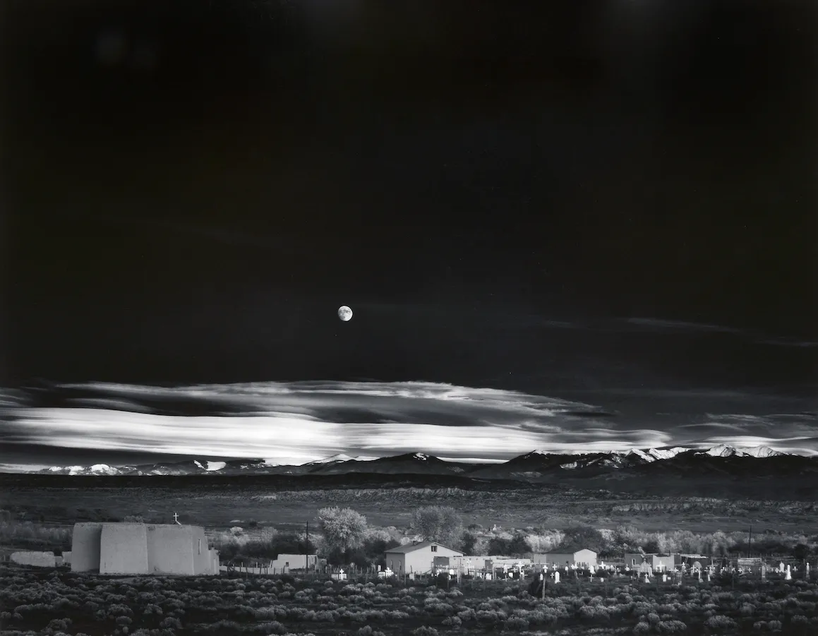 Ansel Adams, Moonrise, Hernandez, New Mexico, 1941